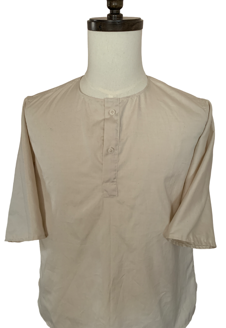 Mens Cotton Henley Undershirt