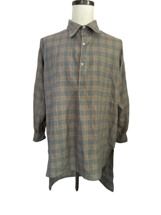 1930s 1940s French Linen Shirt