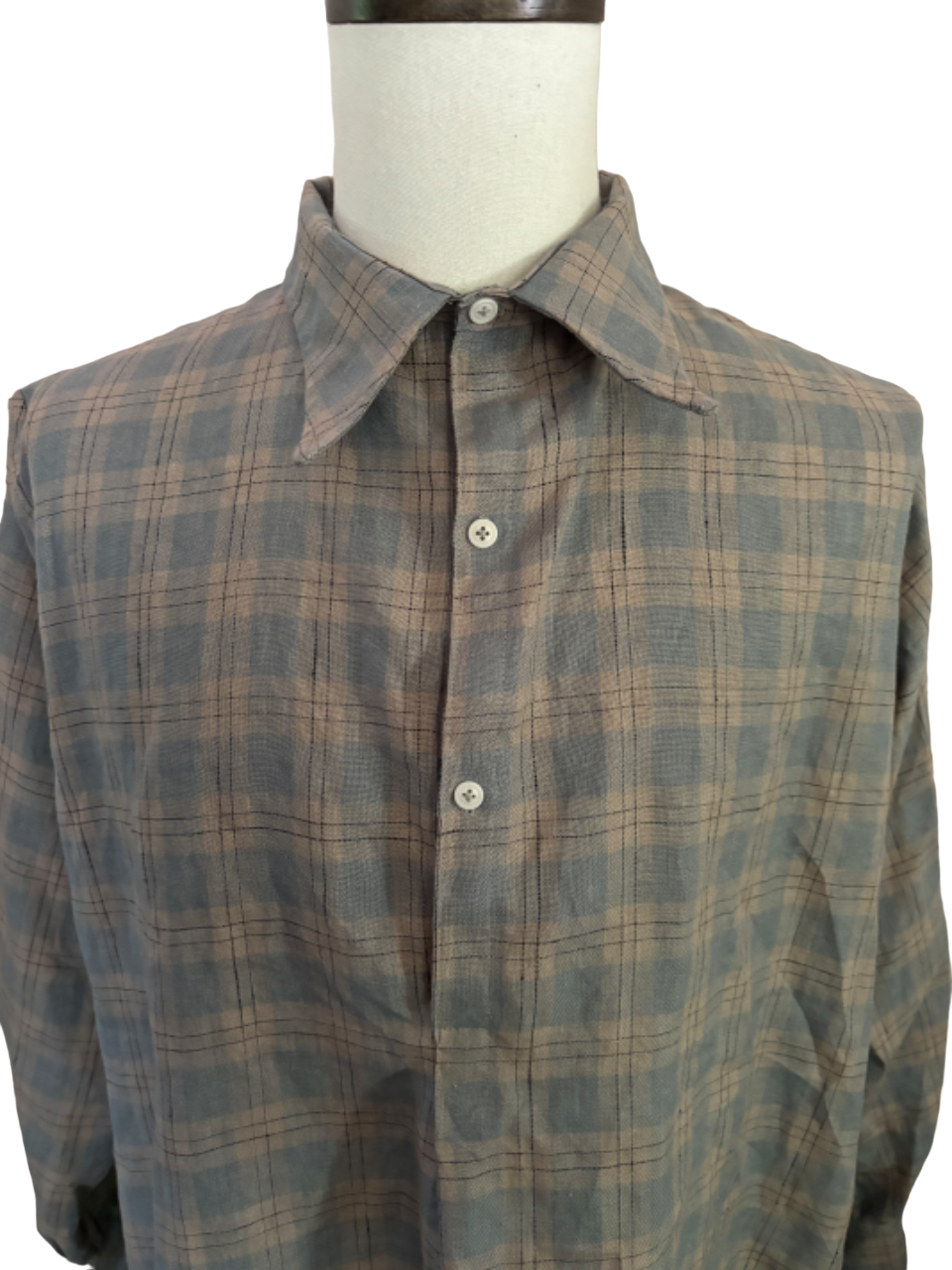 1930s 1940s French Linen Shirt