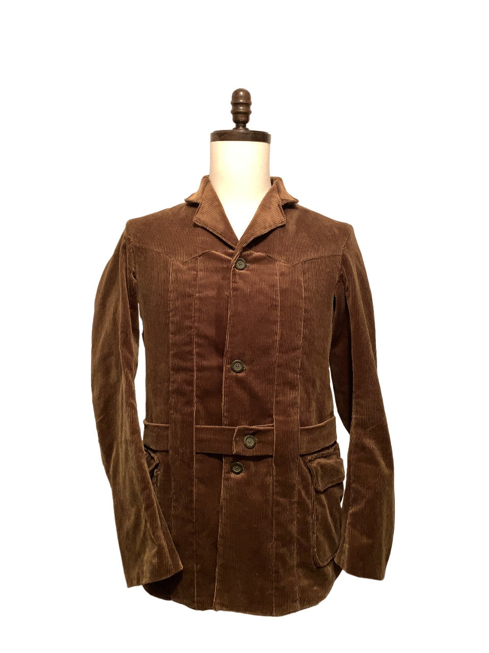 1910s 1920s Corduroy Work Norfolk Jacket